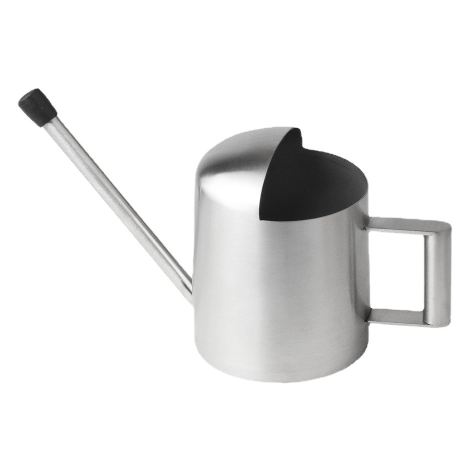 Hervidor de agua de riego de boca larga de acero inoxidable, regadera pequeña, rociador de ducha interior para niños, hervidor de agua de jardinería carnosa