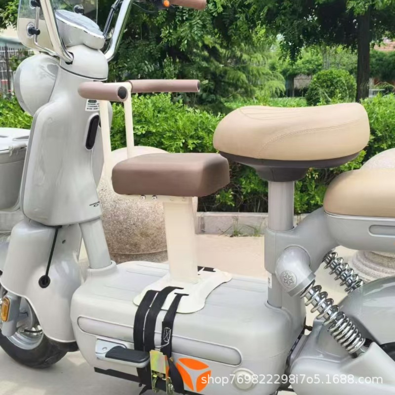 Front-mounted child seat for electric bikes, suitable for Yadea, Aima, Tailg, and Luyuan electric bikes and motorcycles