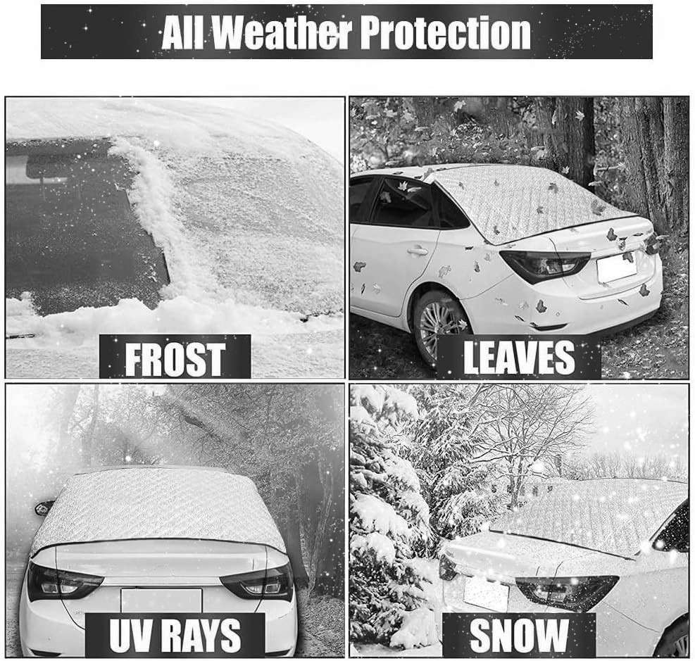 Universal Car Rear Magnetic Sunshade Aluminum Foil Frost-Proof Anti-Freeze Snow Cover Car Window Sunshade Car Sunshade