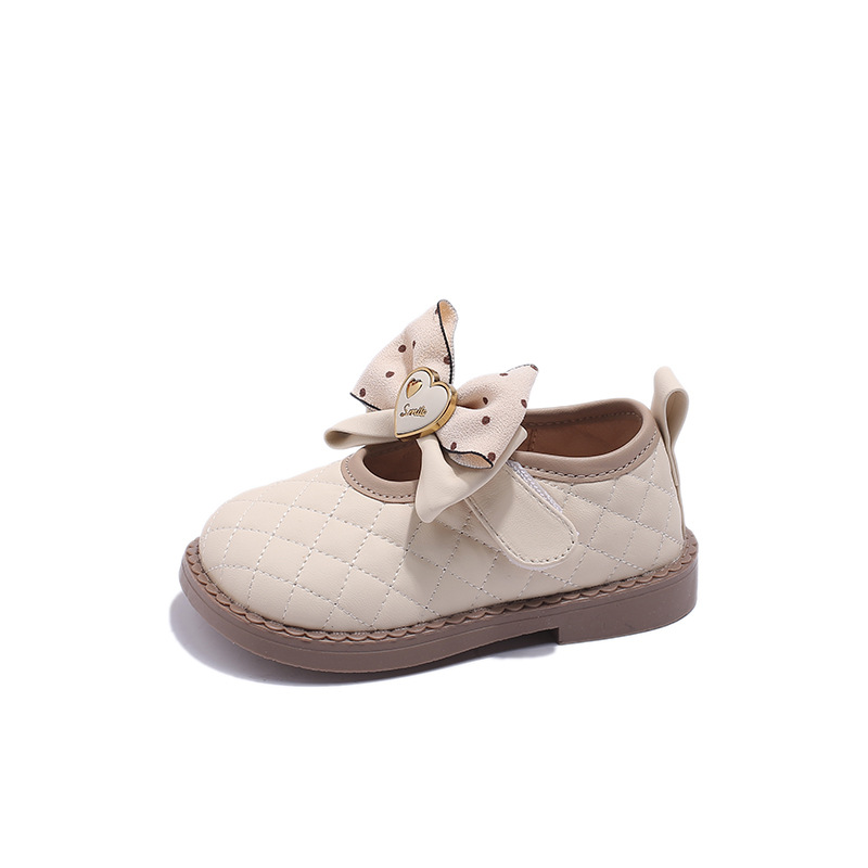 Zapatos de princesa bebé de niña primavera y otoño 2025, nuevos zapatos de cuero para niñas, niños, zapatos de frijol de frijol image 6