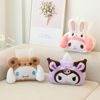 Cartoon handheld cosmetic bag for traveling, capacious universal organizer bag for auto, wipes, towel