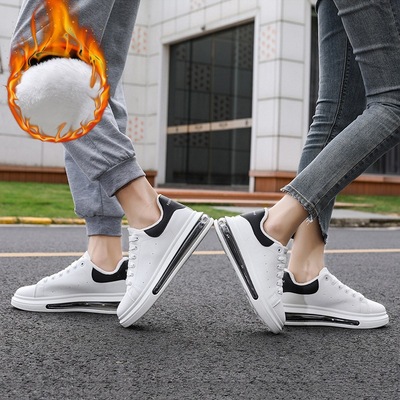 Cotton-padded shoes McQueen Air cushion shoes Autumn new pattern Korean Edition student The thickness of the bottom lady motion leisure time Lovers money