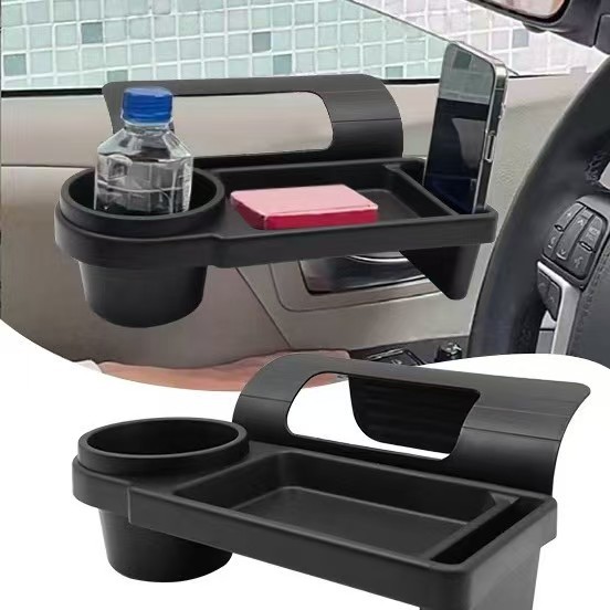New Car Cup Holder Multifunctional Storage Box Car Door Side Hanging Storage Box Mobile Phone Storage Box Water Cup Holder