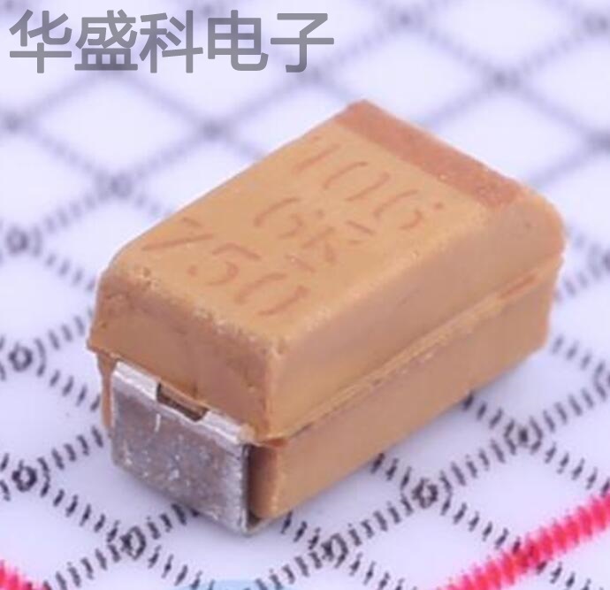T491A106K006AT 描述 10uF(106) ±10% 6.3V 钽电容器
