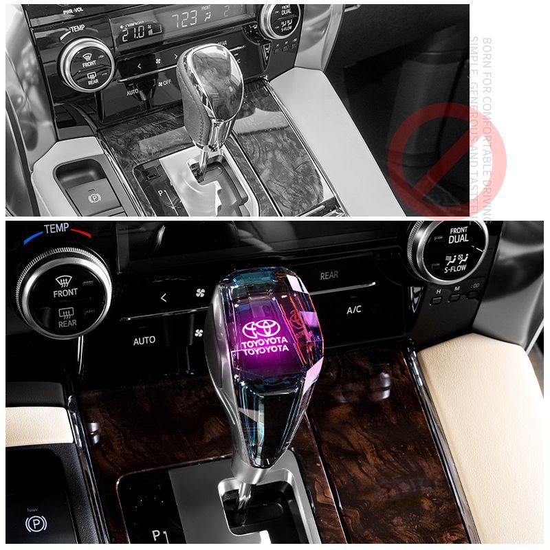 Aplicable para la modificación del interior de los accesorios de automóviles de la serie 30 de la corona de marchas de cristal Alfa.