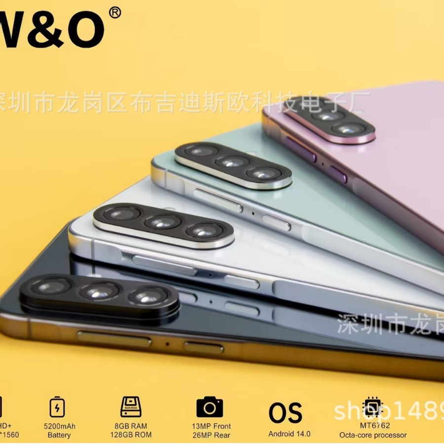 Cross-Border E-Commerce Export New A56 Smartphone A70 A50 Zero40 Hot50I I16 Foreign Language Mobile Phone