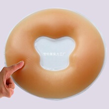美容院趴枕脸垫型洞口按摩床头洞趴垫头垫乳胶型枕面部硅胶硬底