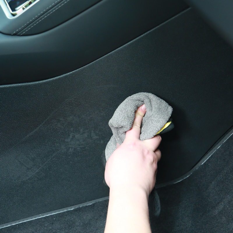 Suitable for Tesla Model Y Center Console Anti-Kick Pad Version 3, Side Panels with Full Suede Protection Accessories, Seat Back