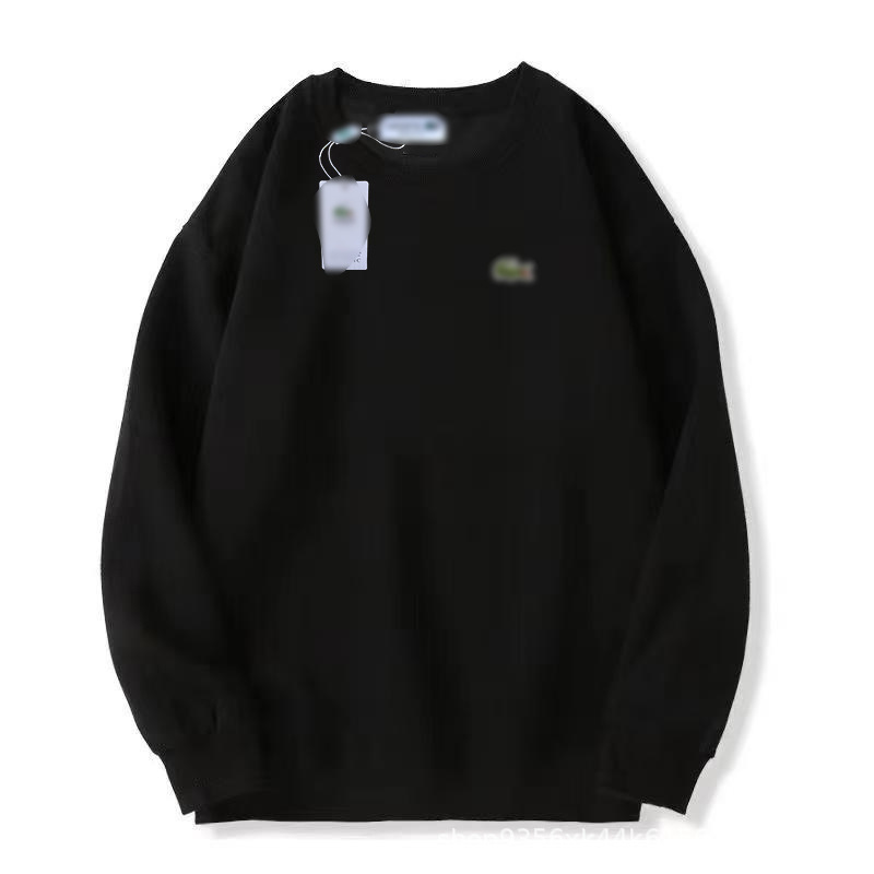 Cross-Border Autumn and Winter Hot-Selling Men's and Women's Round-Neck Crocodile Embroidered Pullover Sweatshirt Casual Trendy Brand Long-Sleeve Base Shirt