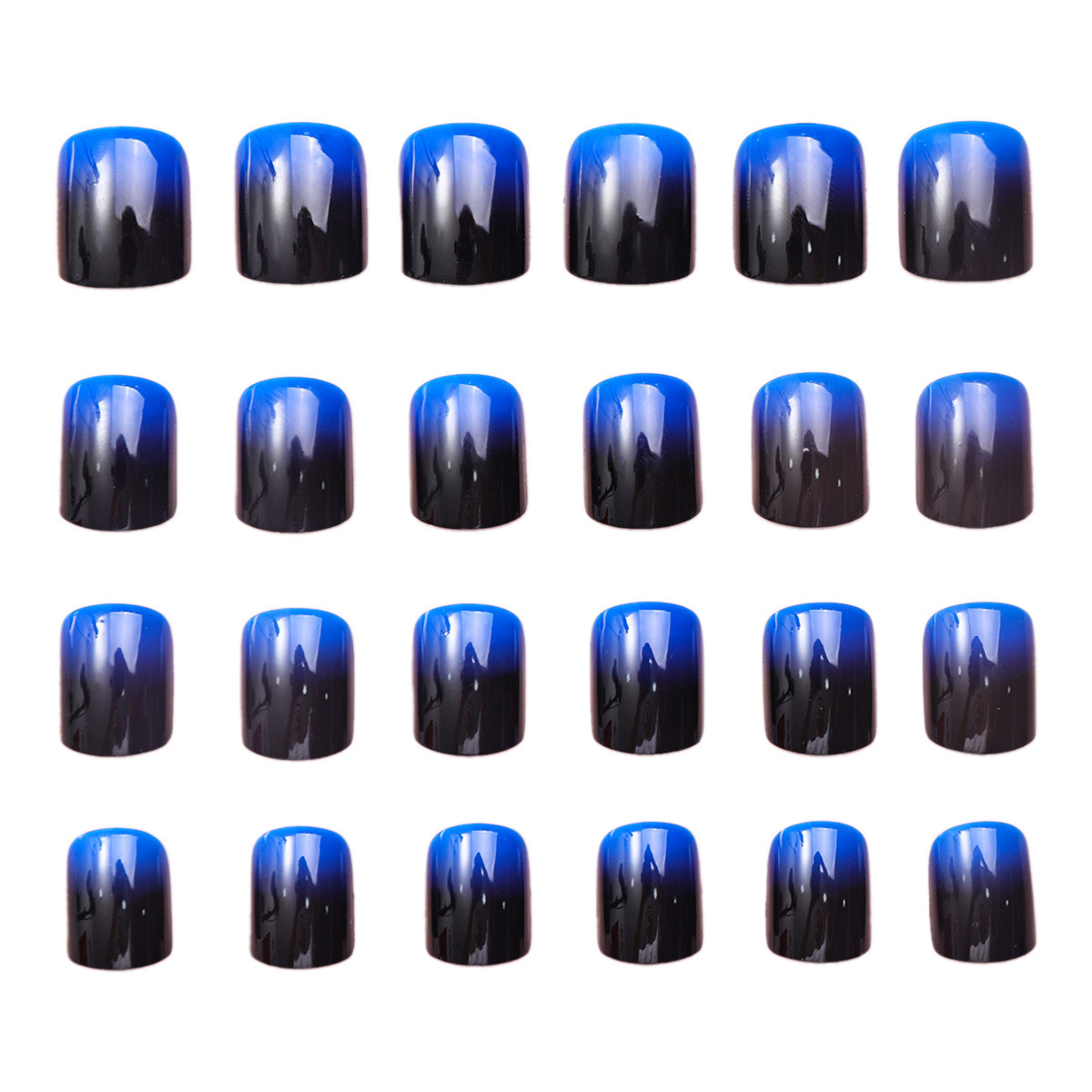 120 piezas de impresión de palpación de color gradiente desgaste de uñas nuevas transfronterizas desgaste de uñas falsas productos terminados desmontables falsas uñas