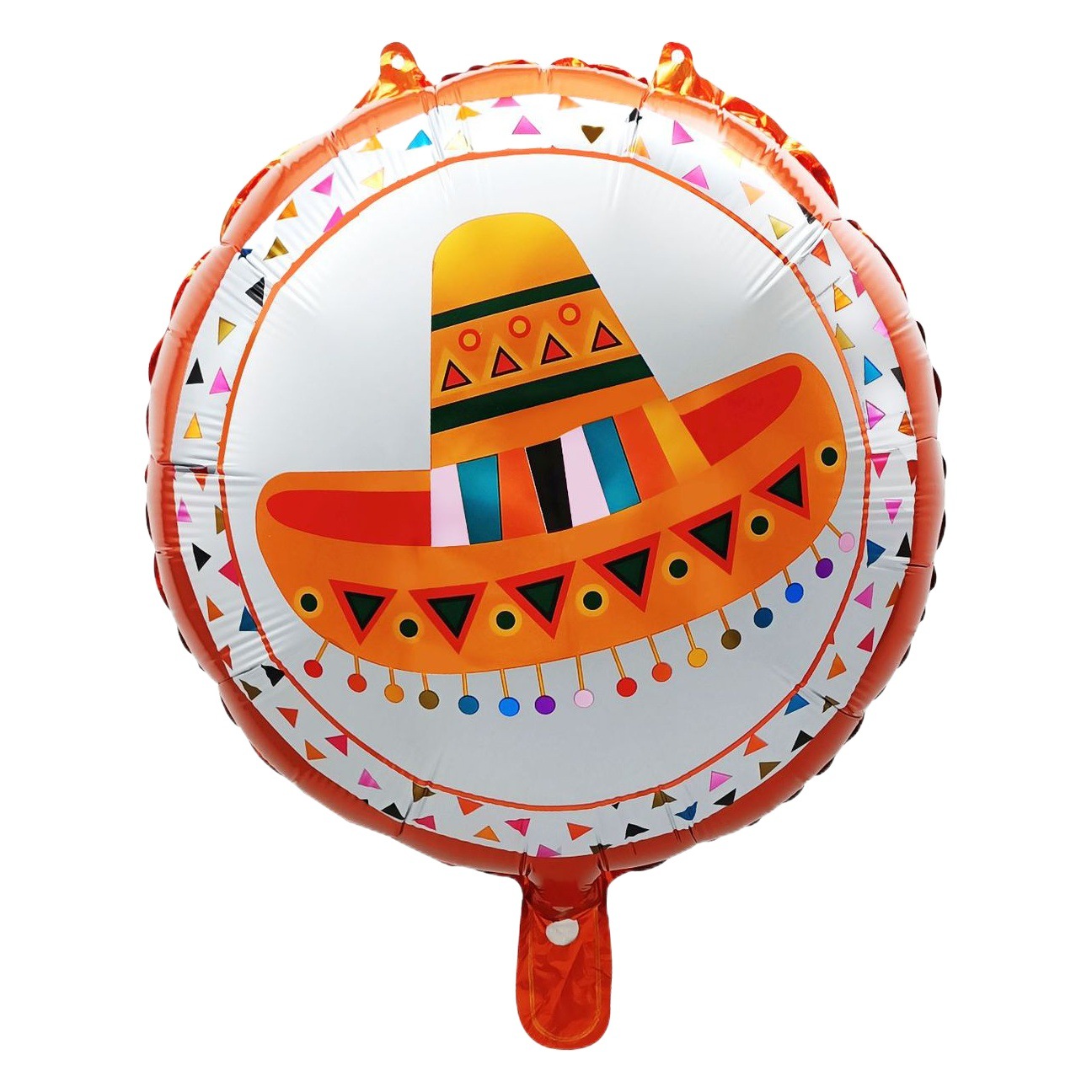 Globos de bandera nacional de México Carnaval de vacaciones Nuevo sombrero de la marca del tarot Bola de película de aluminio de 18 pulgadas