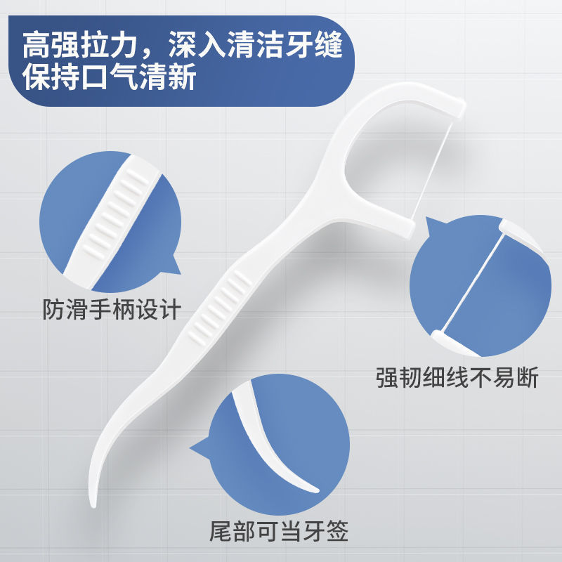 严选小竹牙线50支一盒家用便携牙线棒一次性牙签牙线便携牙线现货|undefined