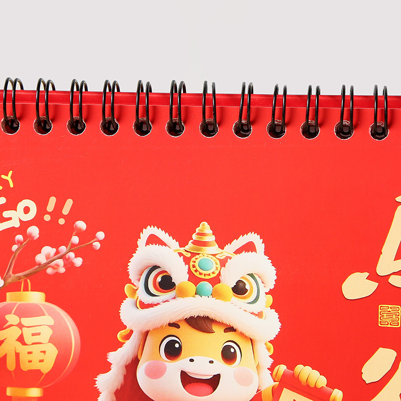 卓上カレンダー2025新作かわいい漫画レースインデックスカレンダークリエイティブシンプルデスクトップ置物カレンダーカレンダー|undefined