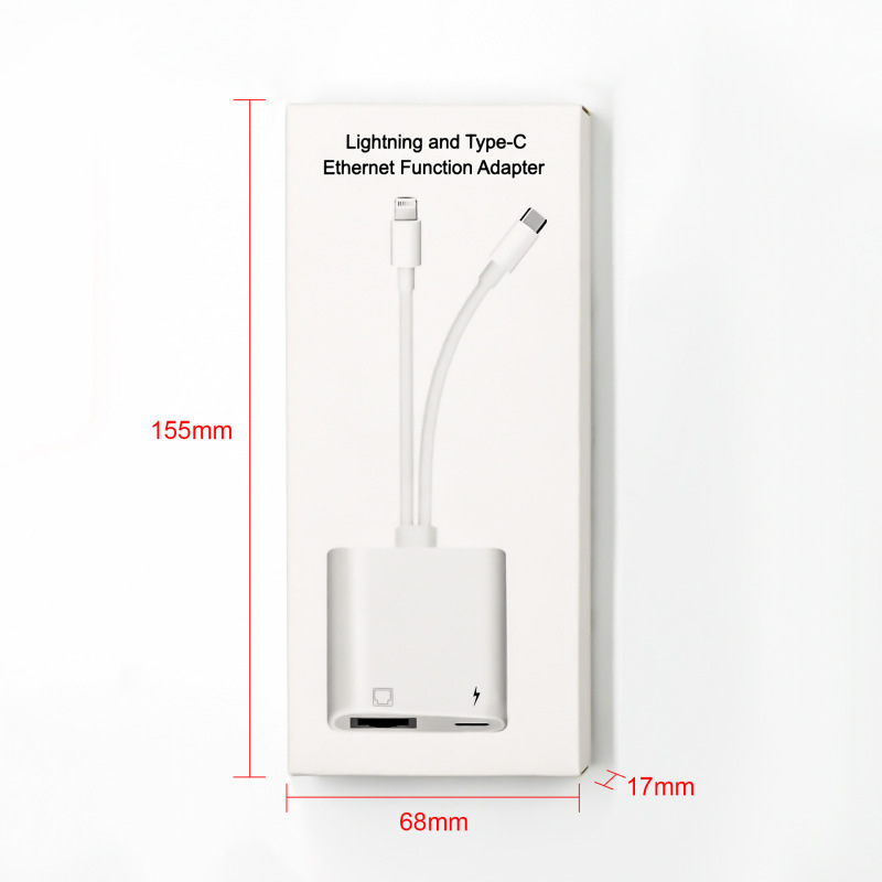 クロスボーダーType-C回転RJ45ネットワークPD充電lightning回転ライブネットワークイーサネットコンバータ|undefined