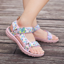 2022年夏季新款女童涼鞋公主風兒童時裝沙灘鞋EVA防滑軟底女童鞋