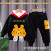 Warm set girl's, children's winter sweatshirt, clothing, 3 piece set, 1-6 years, children's clothing