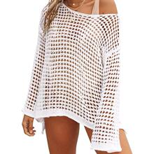 S 74365 Crochet Plaid Beach Cover Up ��֯�οձȻ�������