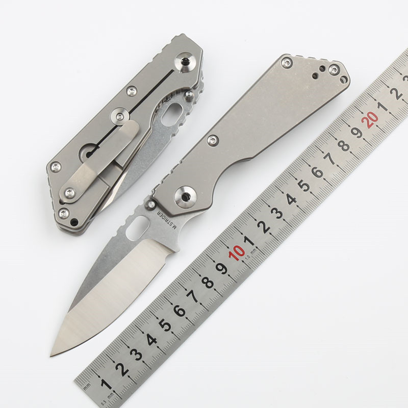 SNG折叠刀挺进者平面折刀陶瓷轴承高硬度石洗钛合金户外露营EDC刀