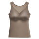 Yiershuang One-Piece Coaster No-Wearing Bra No-Mark Beauty Vest Women's Mesh Stitching V-Neck Slim-Fit Base Underwear
