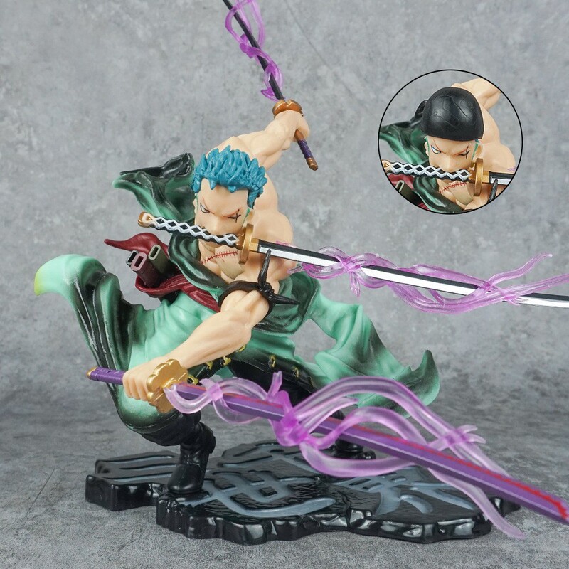 One Piece Figure Zoro Three Swords Style Model Ornament Asura Version Boys' Gift Trendy Toy Wholesale One Piece Figure Zoro Three Swords Style Model Ornament Asura Version Boys' Gift Trendy Toy Wholesale