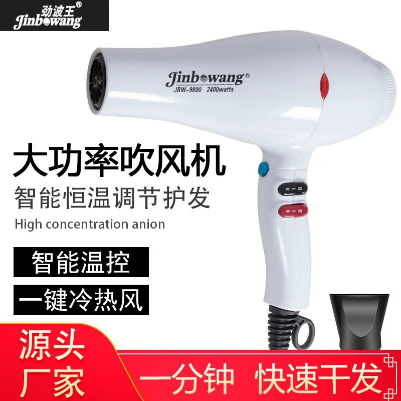 劲波王 9800 Профессиональная боковая кнопка высокую мощность Bargainstore парикмахерский фен бытовой фен производитель