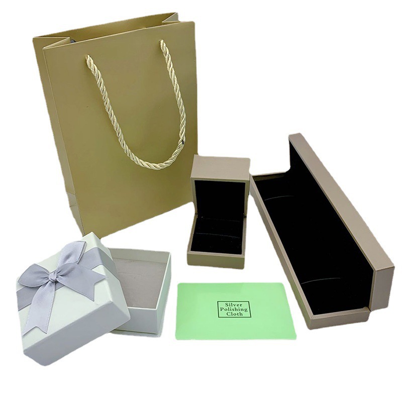 Caja de Regalo de Alta Gama con Certificado Detectable, Caja de Joyería de Alta Gama para Dropshipping, Caja de Regalo Portátil Personalizable para Anillos y Pulseras