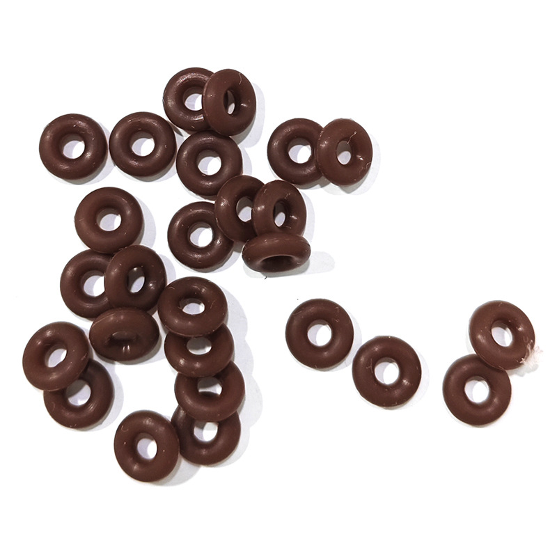 Brown color outer diameter 6mm, wire diameter 2mm, hole diameter 2mm