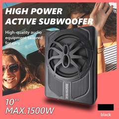 工場直販 10inch アクティブカーサブウーファースパイダーアルミ合金シートキャノンオーディオ 12V 低音オーディオ