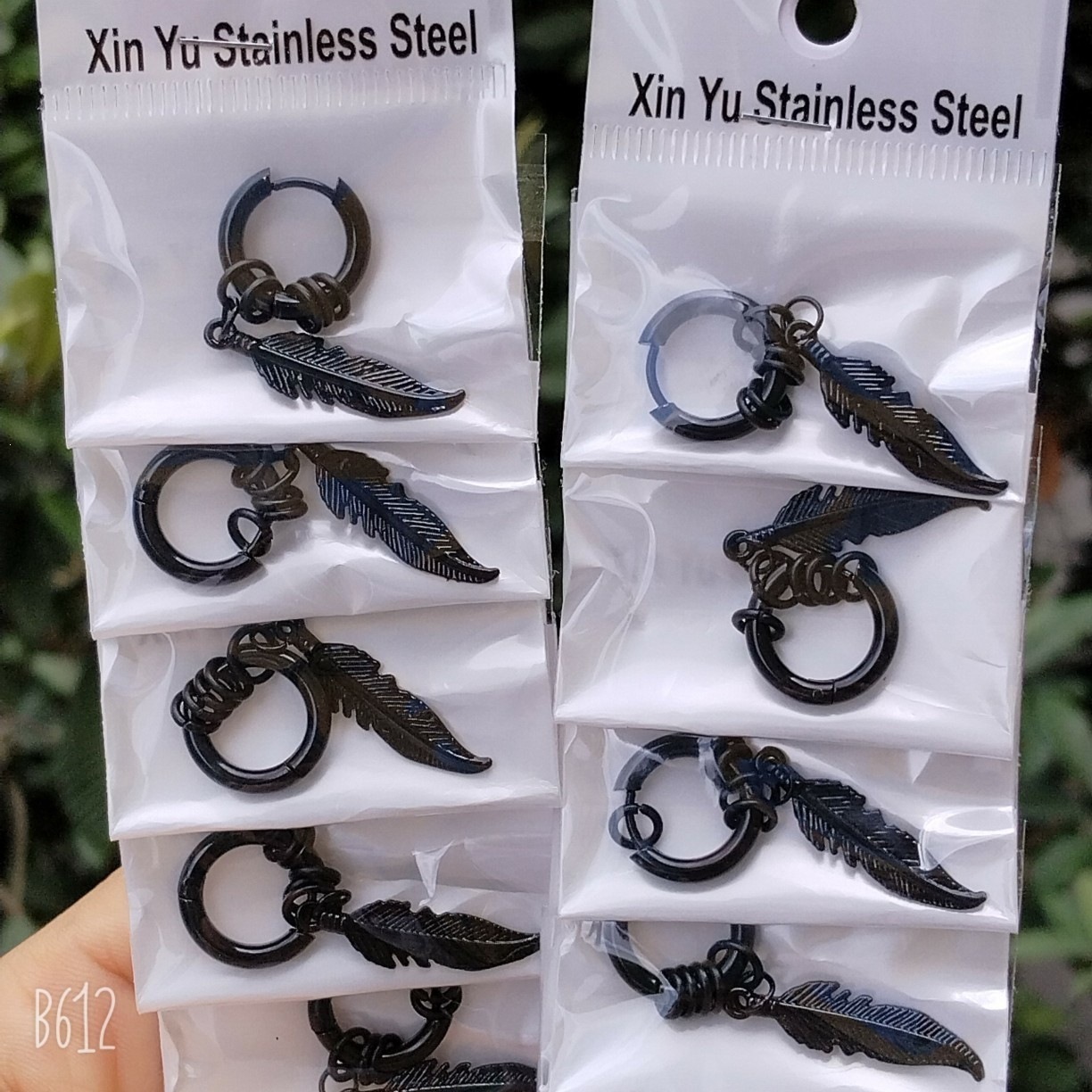 2.5 pendientes de acero de titanio gruesas y el mismo modelo crian orejas joyas de moda con pendientes de acero inoxidable con hilo redondo personalizado image 45