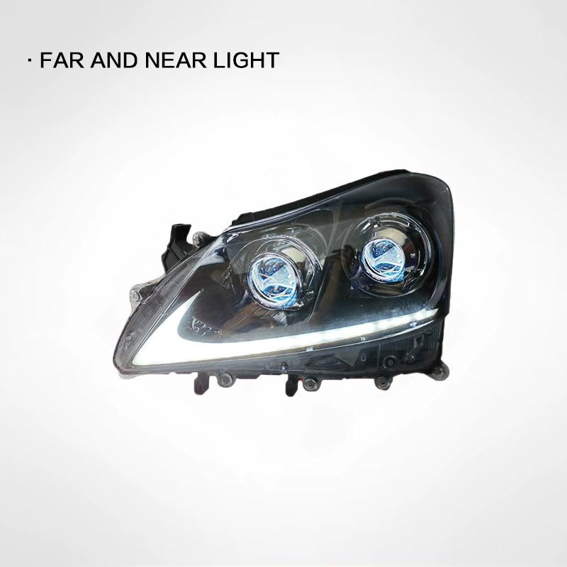 Подходит для Toyota Crown поколение 13 (2010–2012), сборка фар с модифицированными LED ходовыми огнями, указателем поворота и линзой