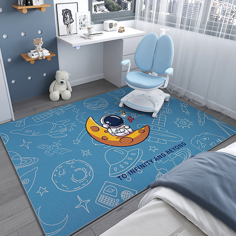 Alfombra infantil silla de computadora estera antideslizante área de lectura escritorio estudio mesa de estudio sala de estar dormitorio colchón junto a la cama image 23