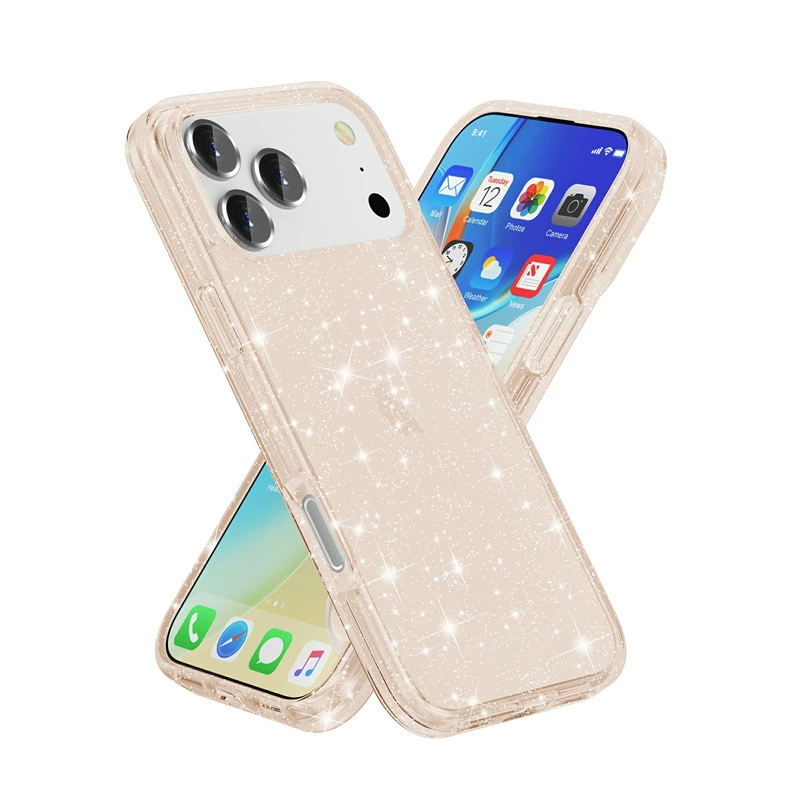 Чехол для Apple iPhone 17 Pro Max, звёздный блеск, усиленная толстая защита