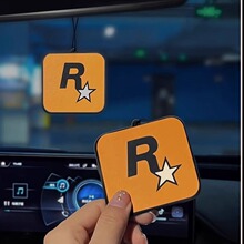 车载香片挂饰R星挂饰香片持久香薰片车用香水车内排除异味GTA周边