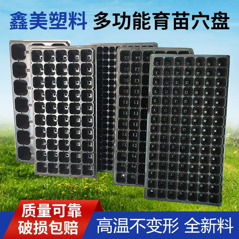 批发多规格加厚穴盘苗木多肉蔬菜花卉育苗盘育塑料秧盘育苗器托盘