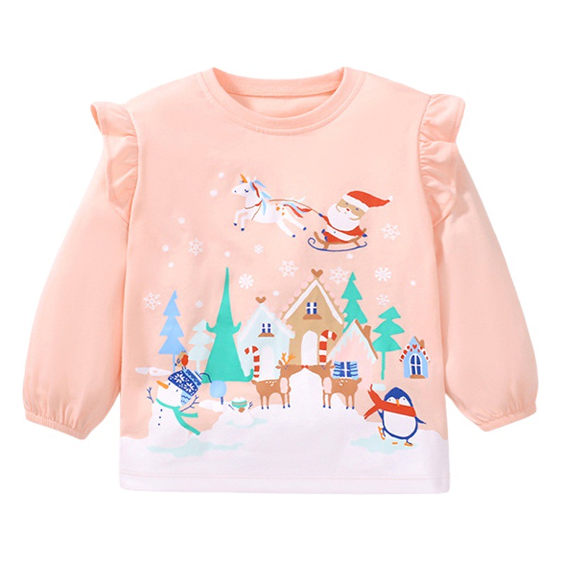 Camiseta de los niños europeos y americanos del pequeño experto Camiseta de manga larga de los niños de las muchachas del otoño