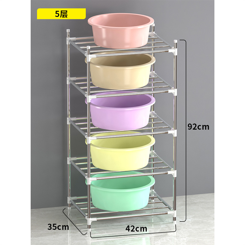 Estante Organizador de Lavabos de Acero Inoxidable Multicapa para Baño image 11