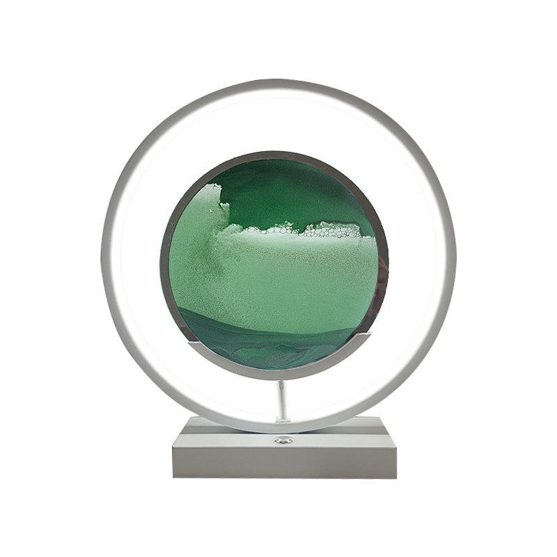 Pintura de arenas movedizas transfronterizas creativas, decoración, decoración, paquete de material de bricolaje hecho a mano, luz ambiental, regalo, luz nocturna