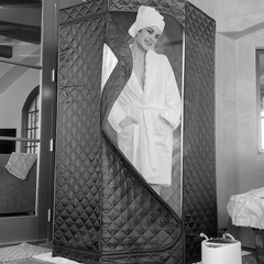 成人移動汗蒸房蒸熏泡桑拿桶可摺疊加高單人遠程遙控調溫汗蒸箱