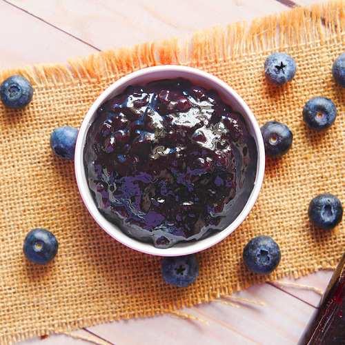 Blueberry jam sour and delicious home breakfast bread toast spread jar 300g source straight from the source