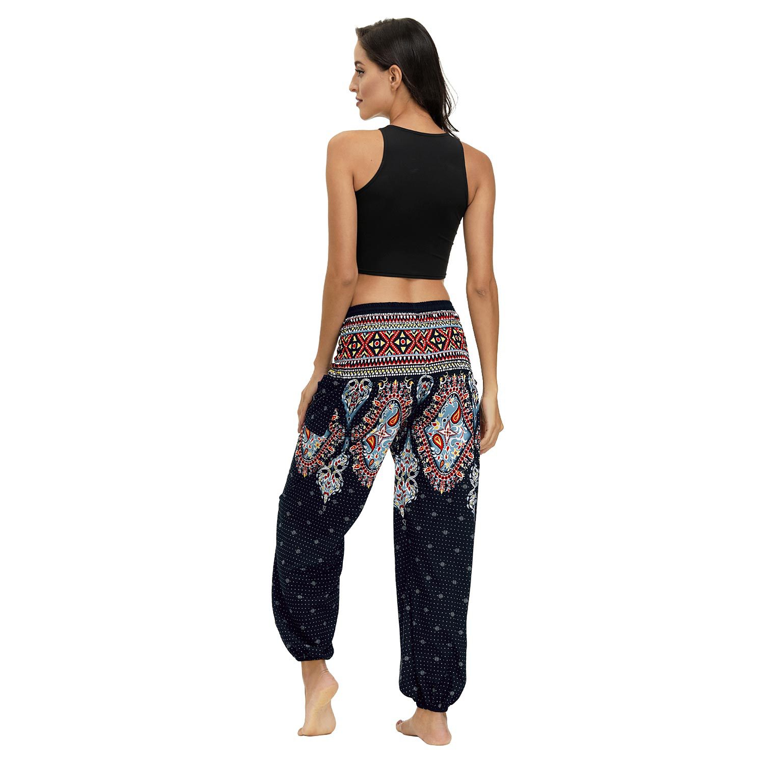 patterns Print loose Pants multicolors NSMID128850