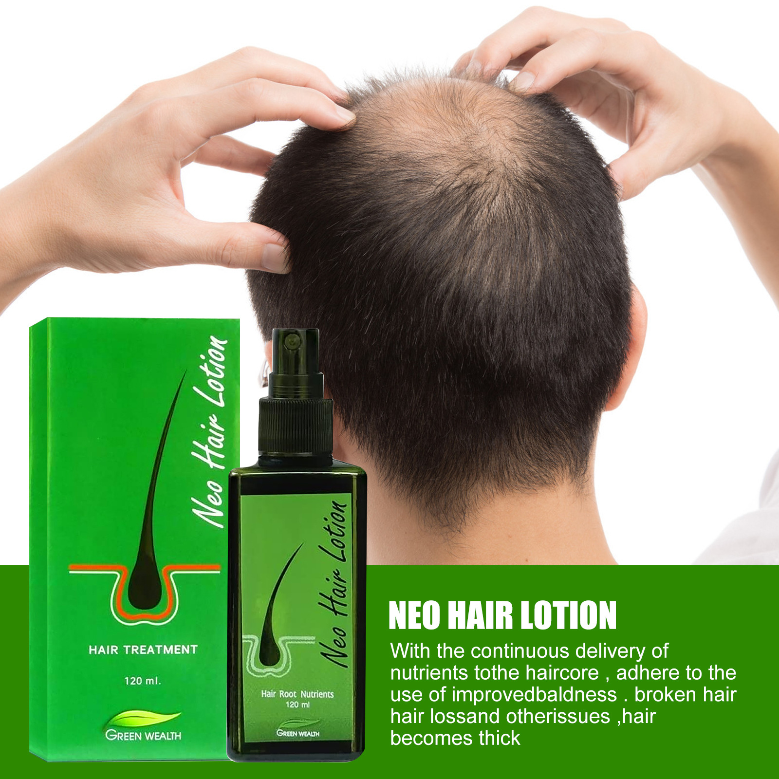 Long Lotion spray Nourishing Scalp Toughening Moisturizing Dense Hair Care Liquid_voghion.com