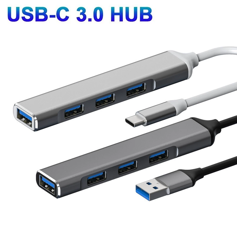 Заводская частная док-станция Type-C usb hub3.0 четырехпортовый концентратор-разветвитель многопортовая док-станция