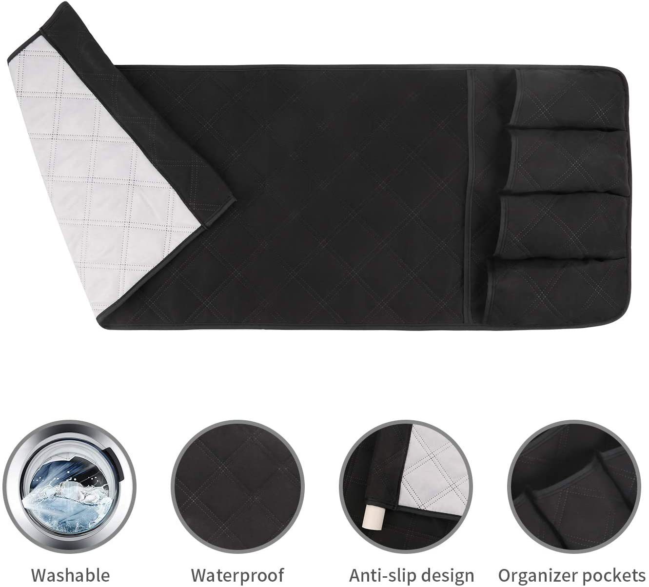 亚马逊跨境专供沙发扶手挂包沙发收纳挂袋便捷式扶手置物袋