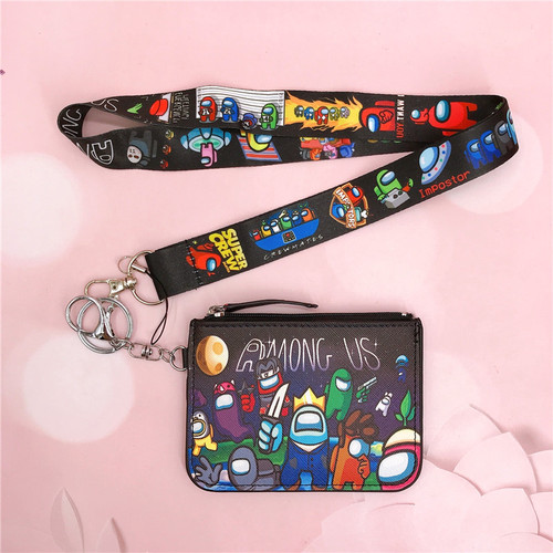 Game peripherals: Space Werewolf card holder, change, work badge holder, work permit, name tag, lanyard with key ring