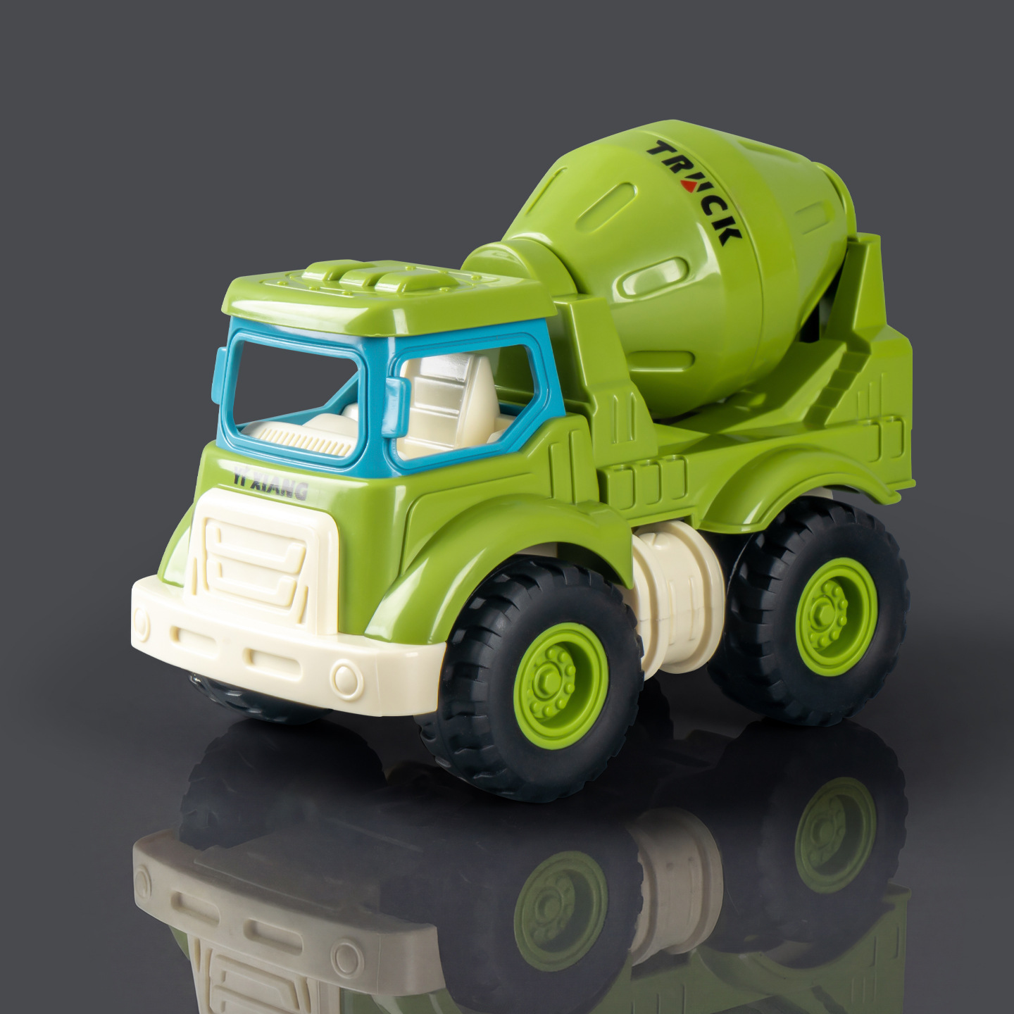 Children's engineering vehicle inertia driving toy simulation excavator dump truck crane mixer truck small toy for boys