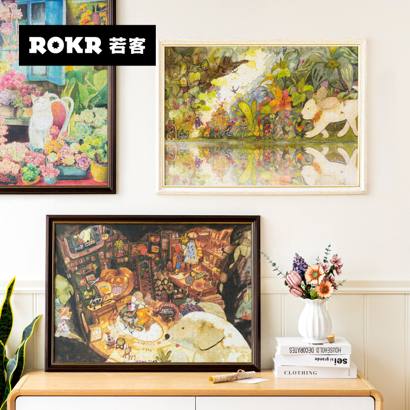 Rompecabezas de rollife Ruo Lai Miles de adultos 1000 piezas de rompecabezas para niños Niña de 14 años Versión para adultos Juguetes para niños