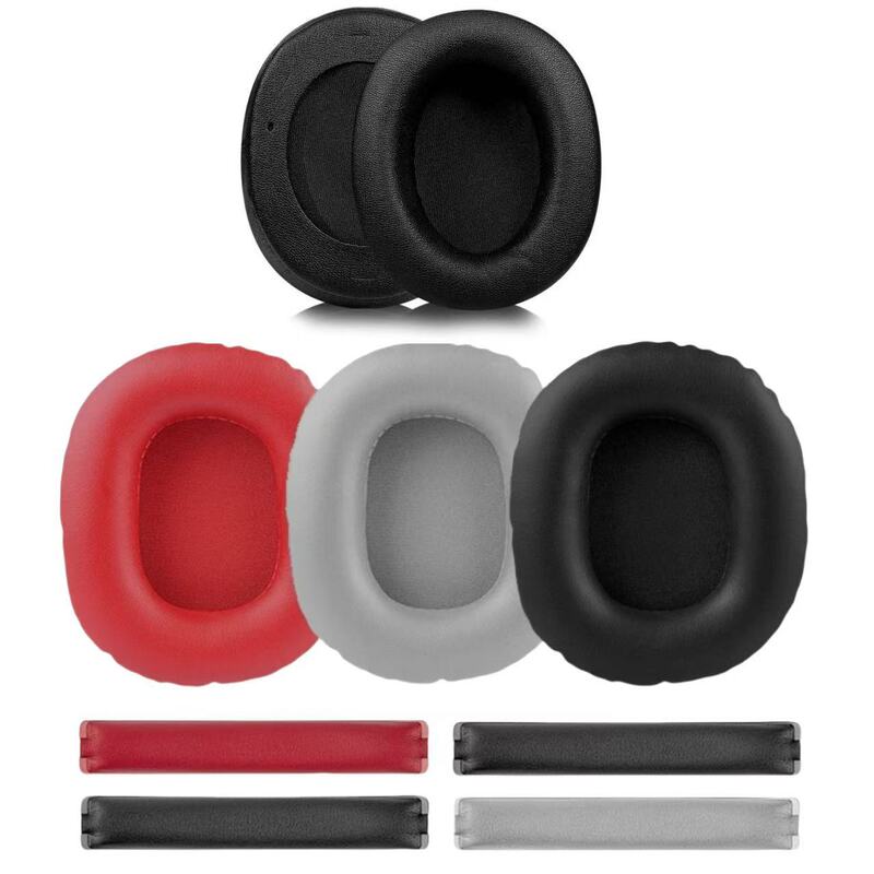 Suitable for Edifier W800Bt W800X W808Bt Headphone Covers, Sponge Covers, Earmuffs, Crossbar Leather Headband Pads