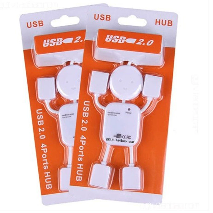 Фабрично-оптовый компьютерный USB-разветвитель с четырьмя интерфейсами USB2.0, конвертер-удлинитель типа HUB