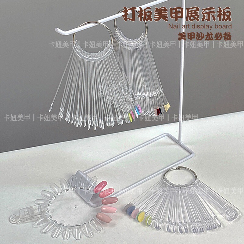 Nail Color Swatch Tool 2026 New Model Transparent Nail Practice Swatch Board Detachable Color Card for Nail Salons Nail Color Swatch Tool 2026 New Model Transparent Nail Practice Swatch Board Detachable Color Card for Nail Salons