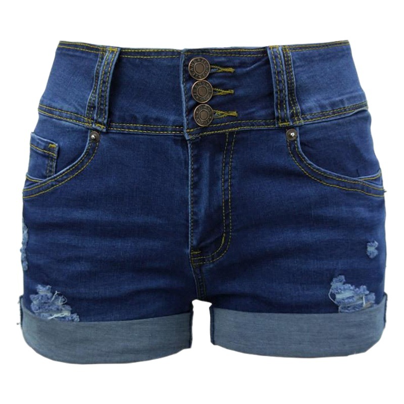 Shorts Vaqueros Desgarrados con Dobladillo Deshilachado para Mujer, Venta en Existencia del Fabricante Americano de Amazon WISH, Primavera 2025